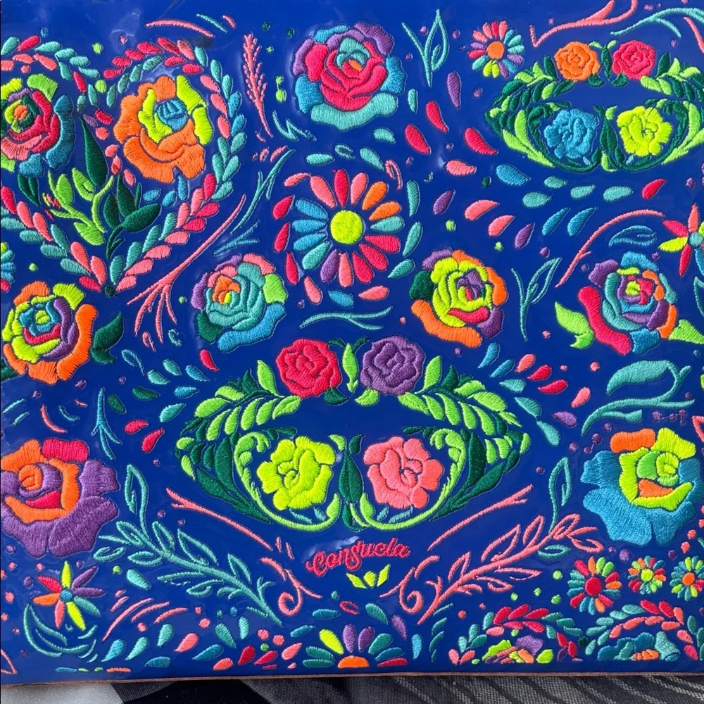 Consuela Blue Floral Crossbody Bag - Picture 2 of 6